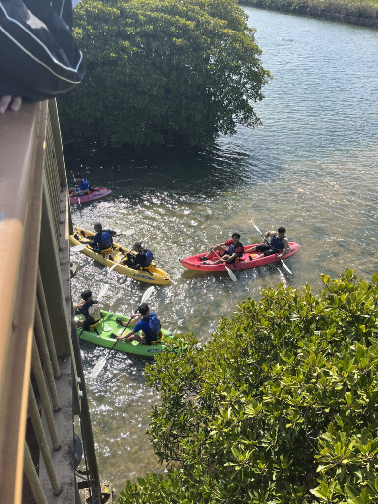 3日目アクティビティ・カヤック体験